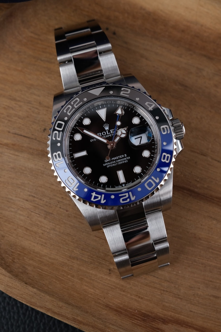Rolex GMT-Master II 126710BLNR Box + og. Papiere 40mm, "Batman"