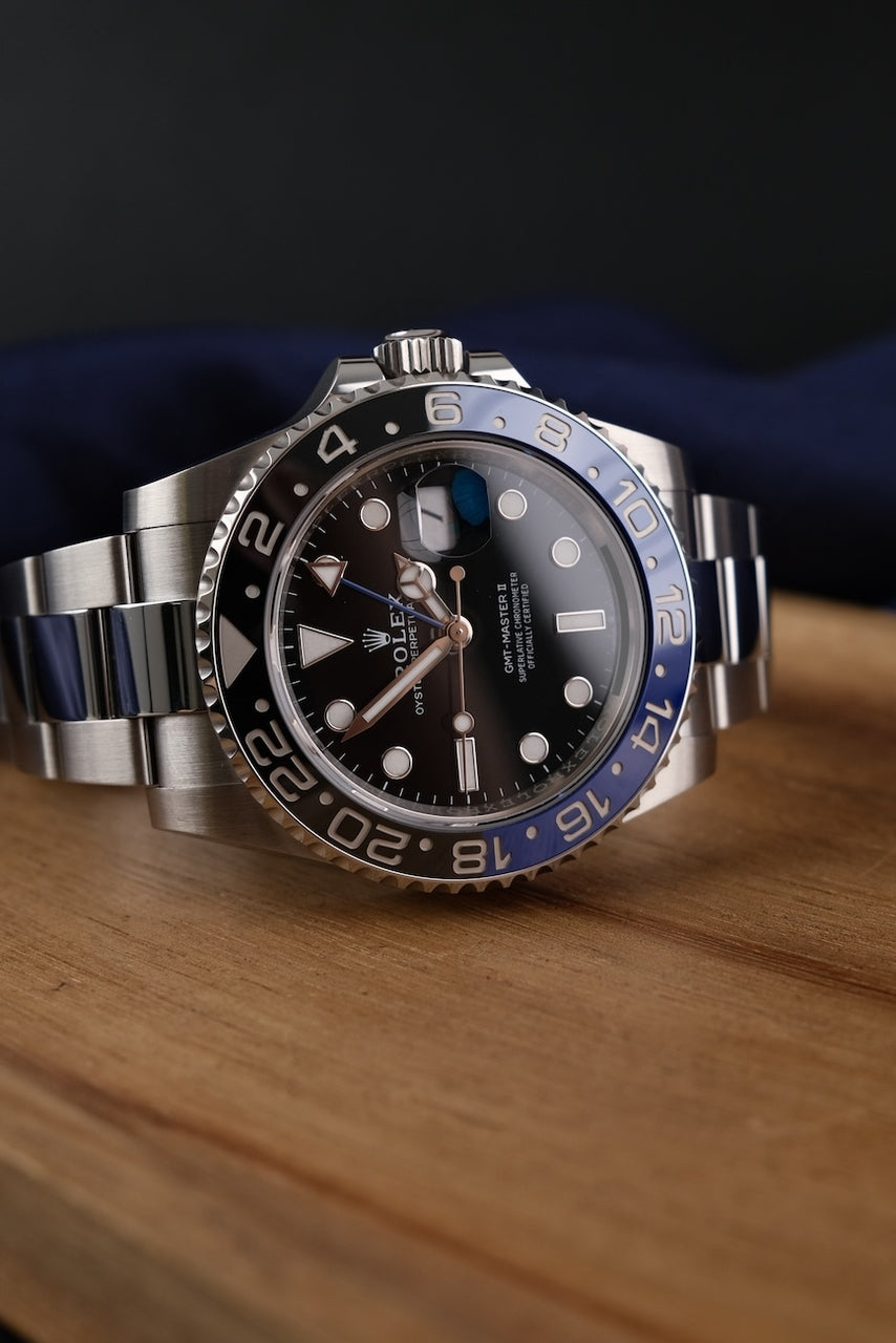Rolex GMT-Master II 126710BLNR Box + og. Papiere 40mm, "Batman"