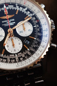 Load image into Gallery viewer, Breitling Navitimer 46 B01 UB012721/BE18 Box + og. Papiere Steel Rosegold, 2 Leather Straps incl. Breitling Clasp
