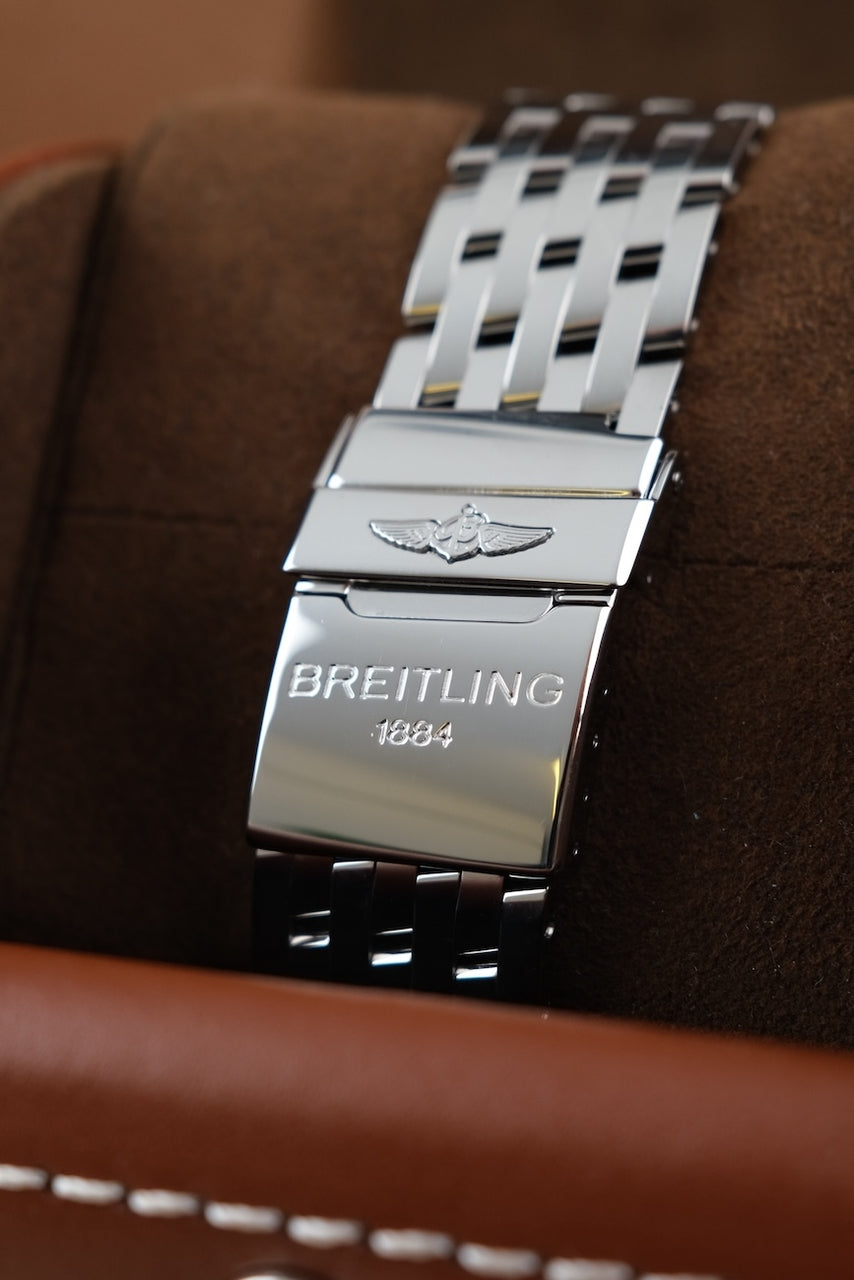 Breitling Navitimer 46 B01 UB012721/BE18 Box + og. Papiere Steel Rosegold, 2 Leather Straps incl. Breitling Clasp