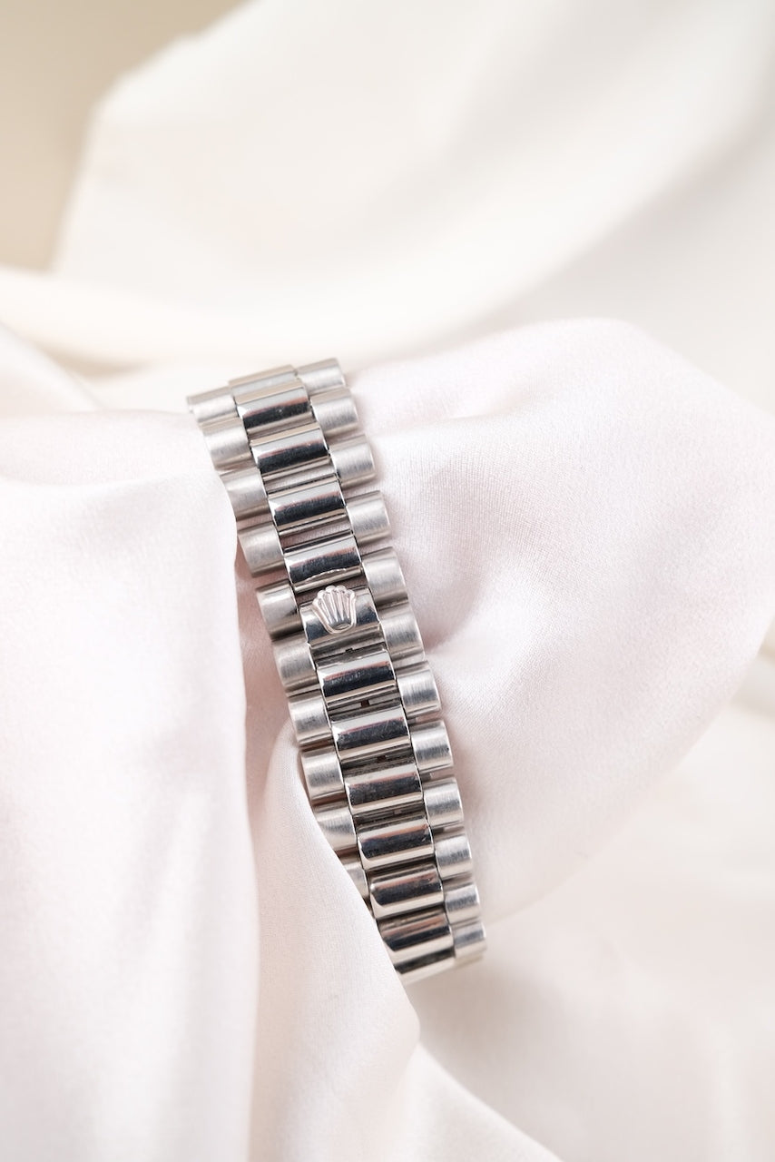 Rolex Day-Date 36 18039 Black Dial, 18k White Gold