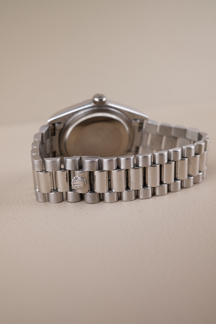 Rolex Day-Date 36 18039 Black Dial, 18k White Gold