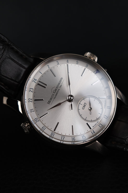 Moritz Grossmann GMT MG002155 Box + og. Papiere 18k White Gold, 41mm