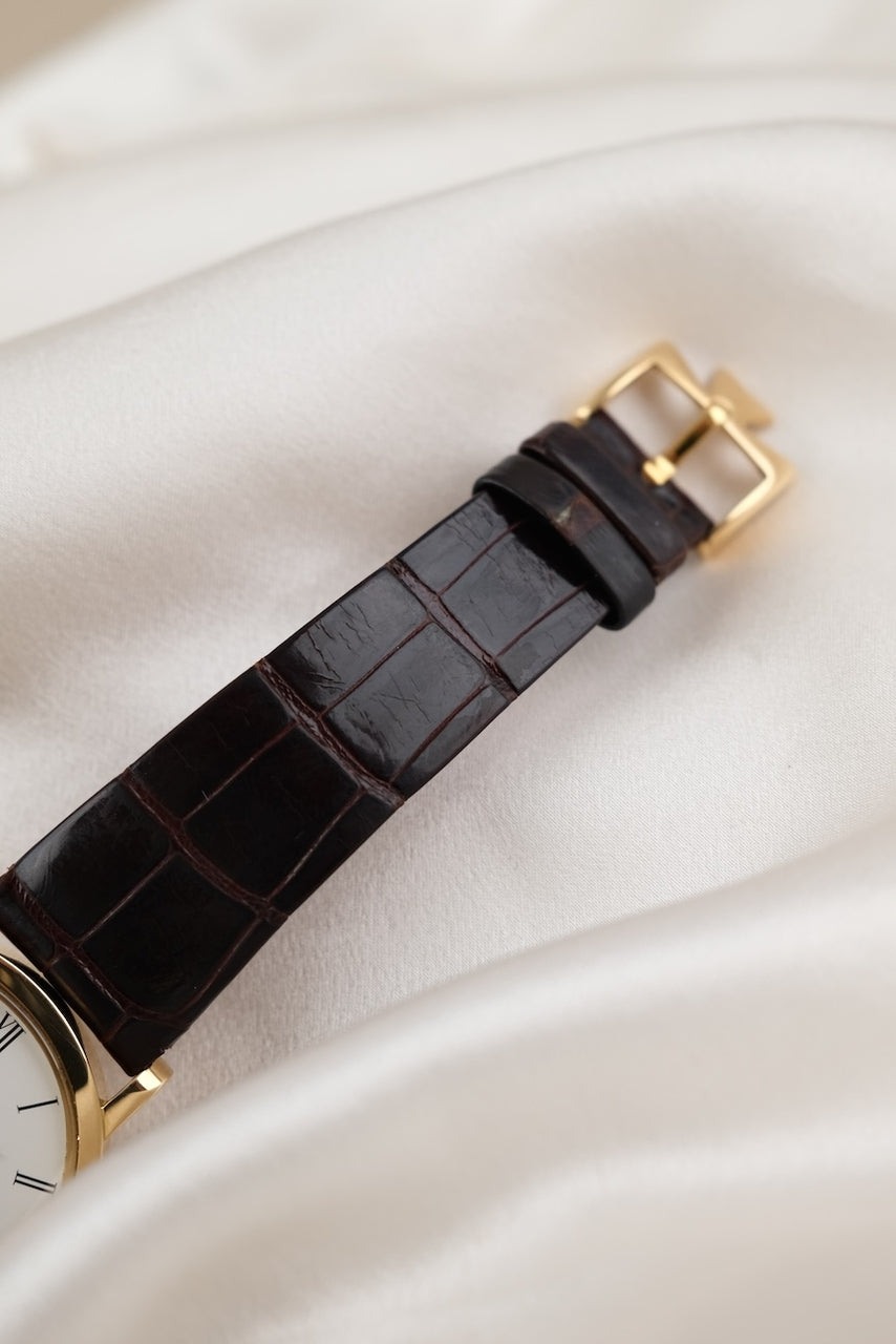 Vacheron Constantin Patrimony 92240 Box + og. Papiere 18k Gold, SERVICED, "25 Jahre Sega"