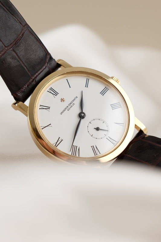 Vacheron Constantin Patrimony 92240 Box + og. Papiere 18k Gold, SERVICED, "25 Jahre Sega"