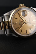 Cargar la imagen en la vista de la galería, Rolex Datejust 36 16203 Original Papiere Champagne Dial, LC100, SERVICED, Great Service History, Oyster
