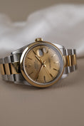 Cargar la imagen en la vista de la galería, Rolex Datejust 36 16203 Original Papiere Champagne Dial, LC100, SERVICED, Great Service History, Oyster
