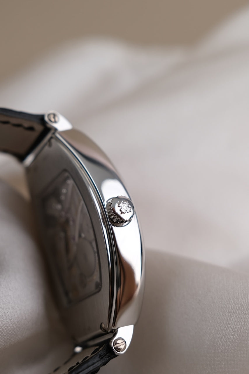 Patek Philippe Gondolo 5098P Box + og. Papiere Platinum, 3 Patek Straps, 32 x 42mm