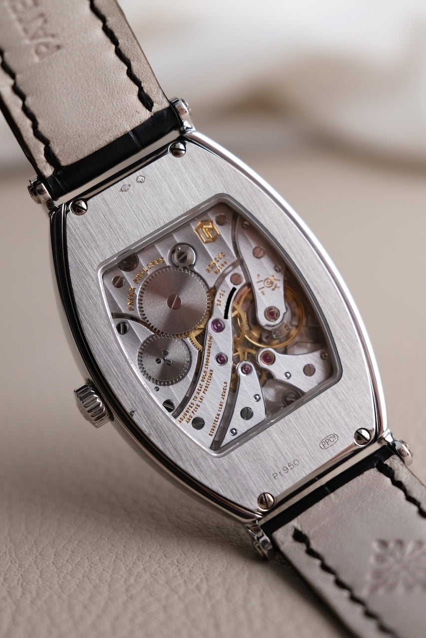 Patek Philippe Gondolo 5098P Box + og. Papiere Platinum, 3 Patek Straps, 32 x 42mm