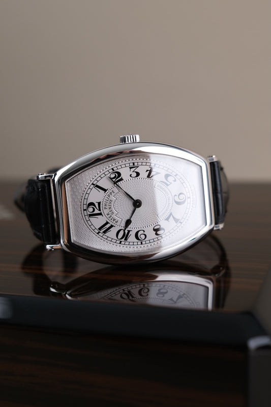 Patek Philippe Gondolo 5098P Box + og. Papiere Platinum, 3 Patek Straps, 32 x 42mm