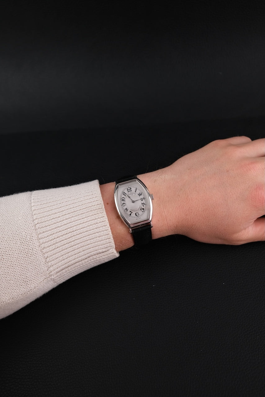 Patek Philippe Gondolo 5098P Box + og. Papiere Platinum, 3 Patek Straps, 32 x 42mm