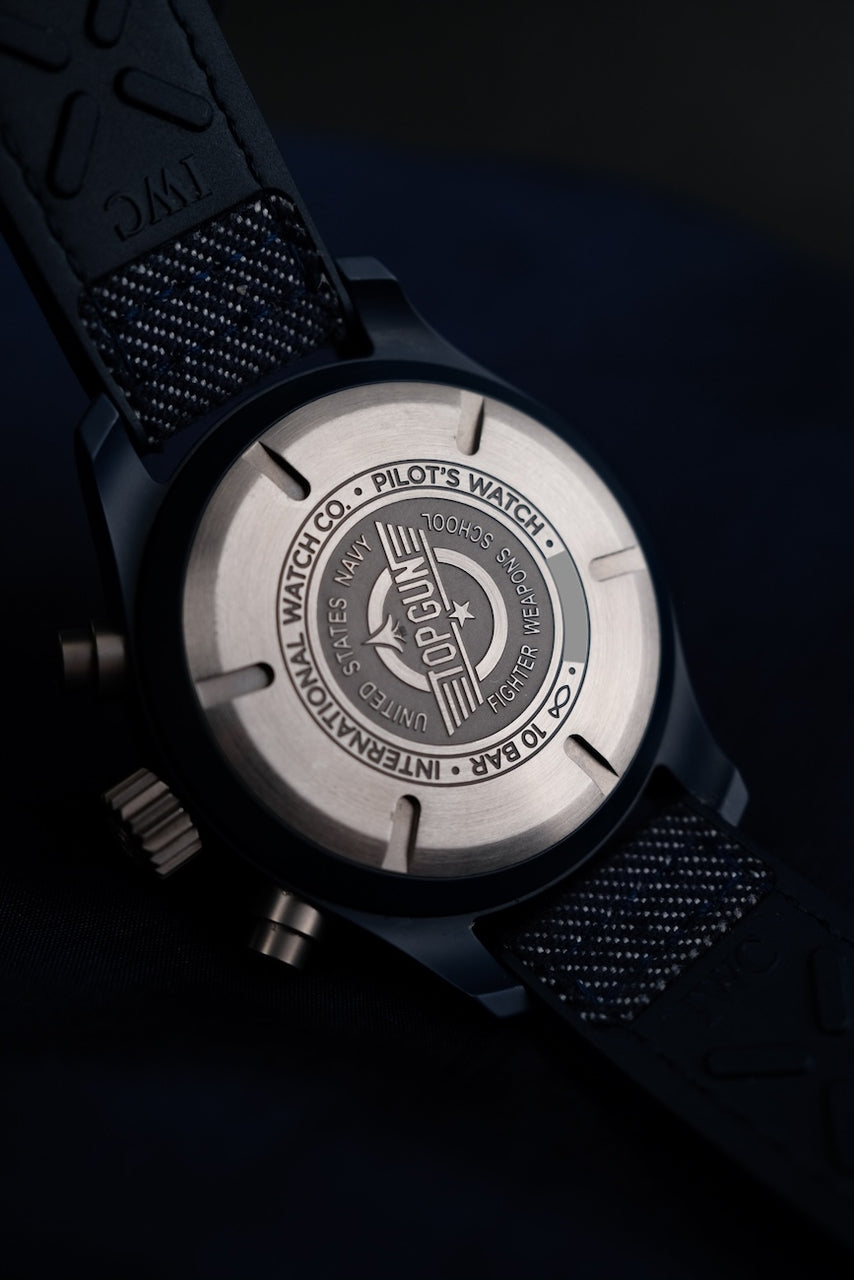 IWC Pilot‘s Watch Chrono 41 Top Gun Oceana Ceramic IW389404 - Detailansicht 4