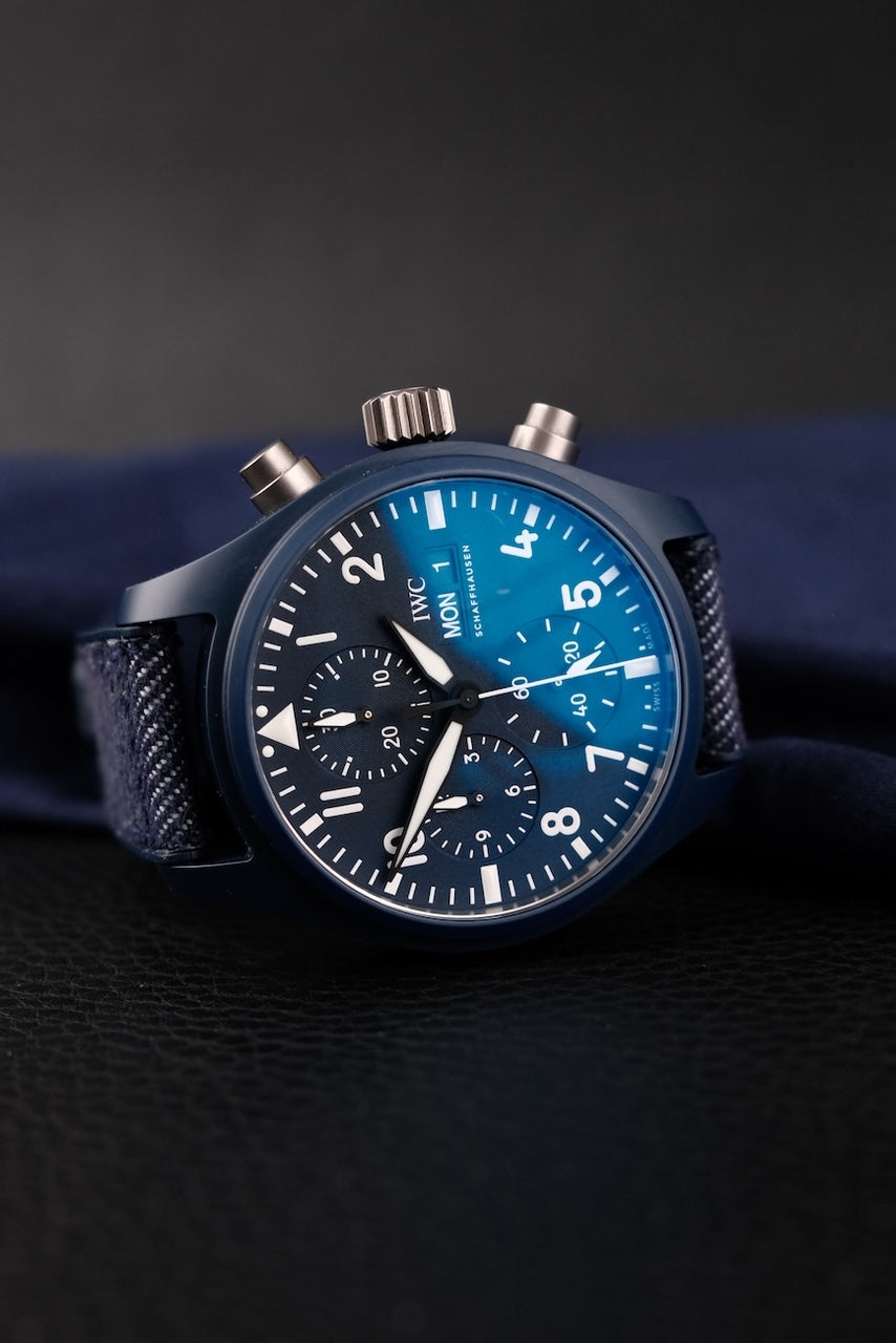 IWC Pilot‘s Watch Chrono 41 Top Gun Oceana Ceramic IW389404 - Detailansicht 1