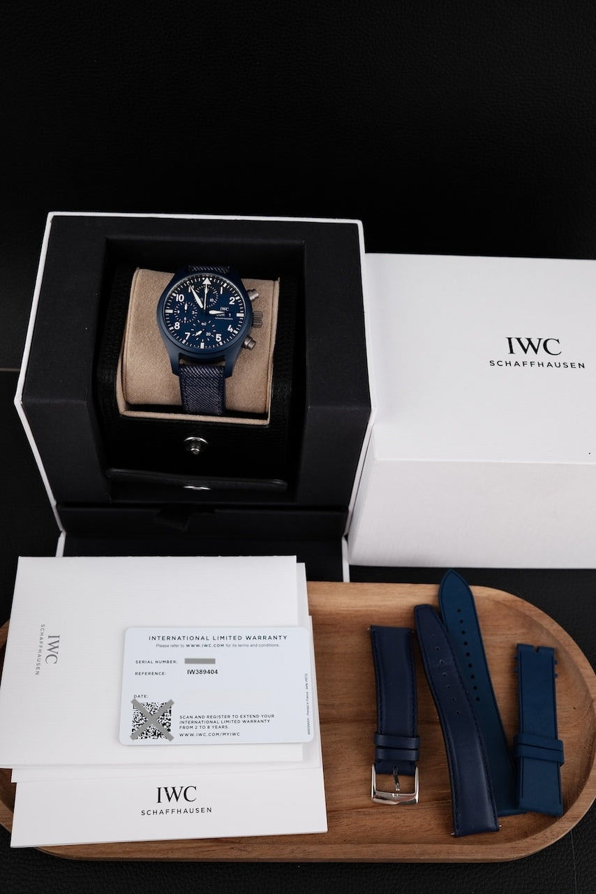 IWC Pilot‘s Watch Chrono 41 Top Gun Oceana Ceramic IW389404 - Papiere und oder Lieferumfang