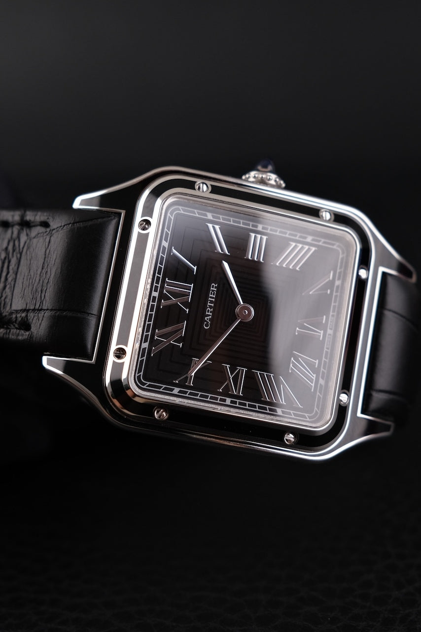 Cartier Santos Dumont Black Lacquer WSSA0046 - Detailansicht 2