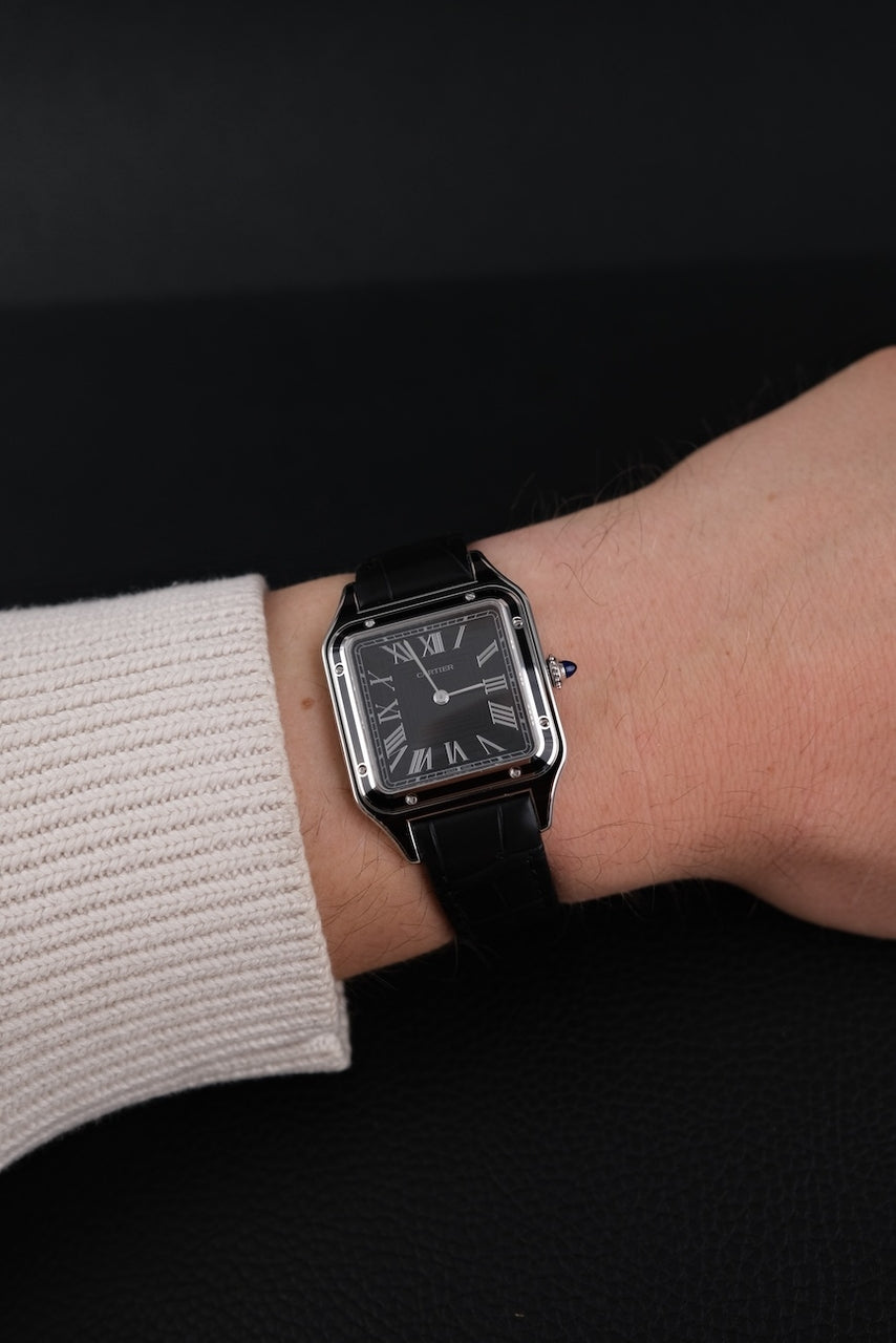 Cartier Santos Dumont Black Lacquer WSSA0046 - Detailansicht 11