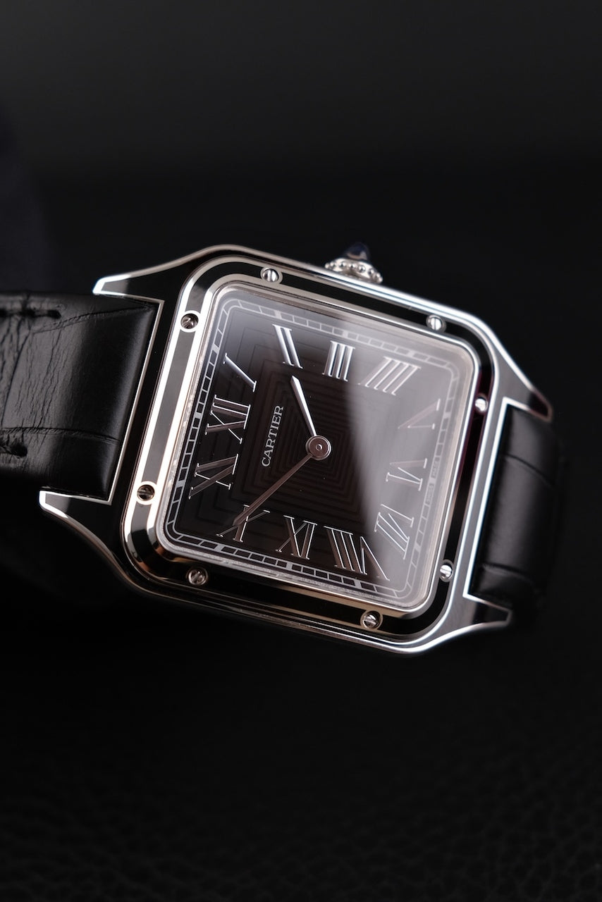 Cartier Santos Dumont Black Lacquer WSSA0046 - Detailansicht 5