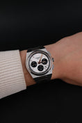 Bild in Galerie-Betrachter laden, Tissot PRX Chronograph T137.427.11.011.00 Box + og. Papiere White Dial, incl. Delugs Rubber Strap with Butterfly Clasp
