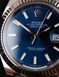 Bild in Galerie-Betrachter laden, Rolex Datejust 41 126334 Box + og. Papiere Blue Stick Dial, Jubilee
