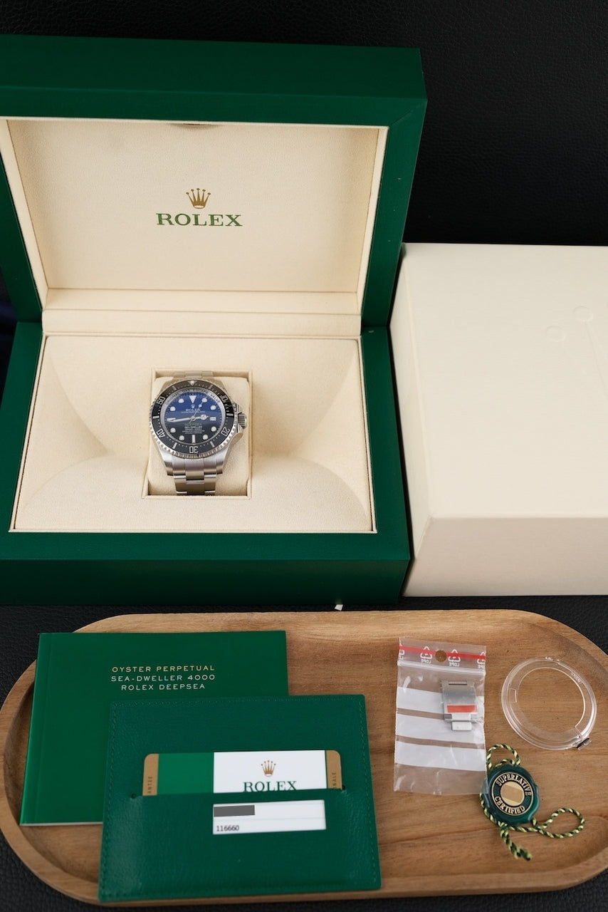Rolex Sea-Dweller Deepsea 116660 Box + og. Papiere James Cameron, LC100