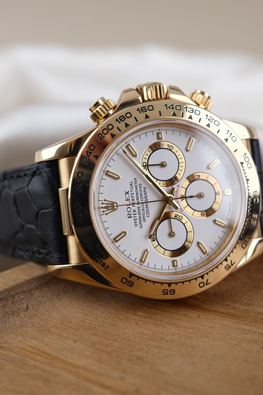 Rolex Daytona 16518 18k Gold, SERVICED, incl. 2 Straps