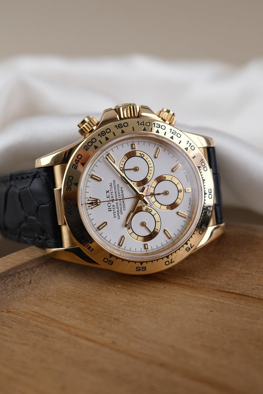 Rolex Daytona 16518 18k Gold, SERVICED, incl. 2 Straps