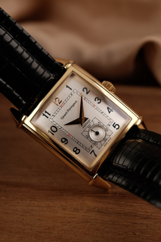 Girard Perregaux Vintage 1945 2595 18k Gold, SERVICED