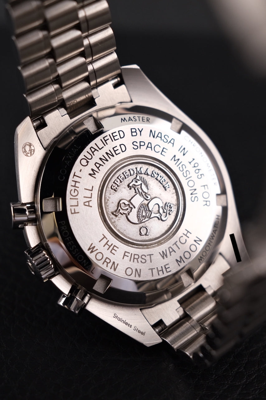 Omega Speedmaster Professional Moonwatch 31030425001001 Box + og. Papiere German Delivered, 42mm