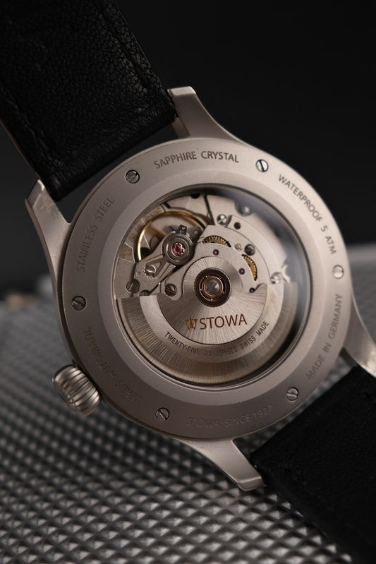 Stowa Verus 40 no Date Automatic Stowa Versus No Date Box + og. Papiere