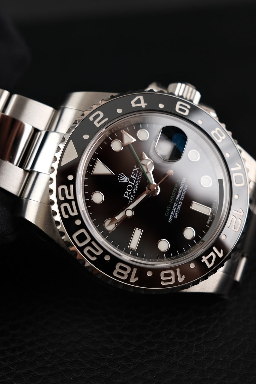 Rolex GMT-Master II 116710LN Box + og. Papiere NOS Unworn, Partly Stickered