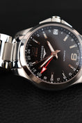 Cargar la imagen en la vista de la galería, Longines Conquest GMT 41 L36874566 Box + og. Papiere 2025, German Delivered, Black Dial

