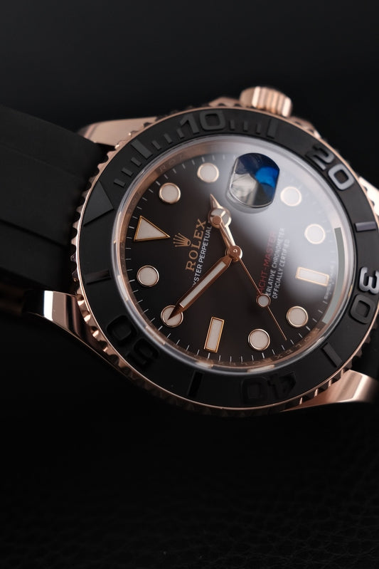 Rolex Yacht-Master 40 116655 Box + og. Papiere 18k Everose Gold, LC100