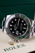 Charger l'image dans la visionneuse de la galerie, Rolex GMT-Master II Sprite 126720VTNR Box + og. Papiere Lefty Oyster White & Green Tag

