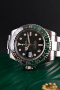Charger l'image dans la visionneuse de la galerie, Rolex GMT-Master II Sprite 126720VTNR Box + og. Papiere Lefty Oyster White & Green Tag
