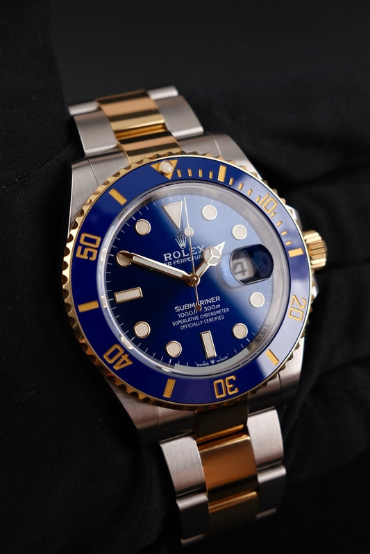 Rolex Submariner  126613LB Box + og. Papiere Bluesy, First Buyer's Invoice, LC EU