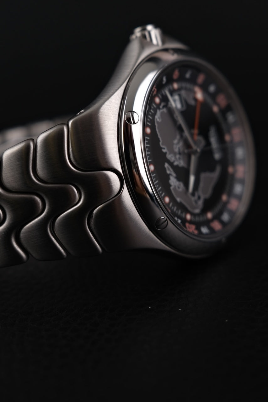 Ebel Sportwave GMT E9123K51 Original Papiere 43mm, German Delivered