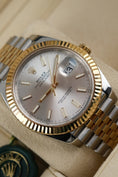 Bild in Galerie-Betrachter laden, Rolex Datejust 41 126333 Box + og. Papiere S/G, Silver Dial, First Buyer's Invoice, SERVICED
