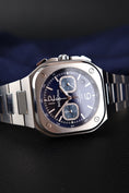 Bild in Galerie-Betrachter laden, Bell & Ross BR 05 Chrono Blue BR05C-BU-ST/SST Box + og. Papiere German First Buyer's Invoice
