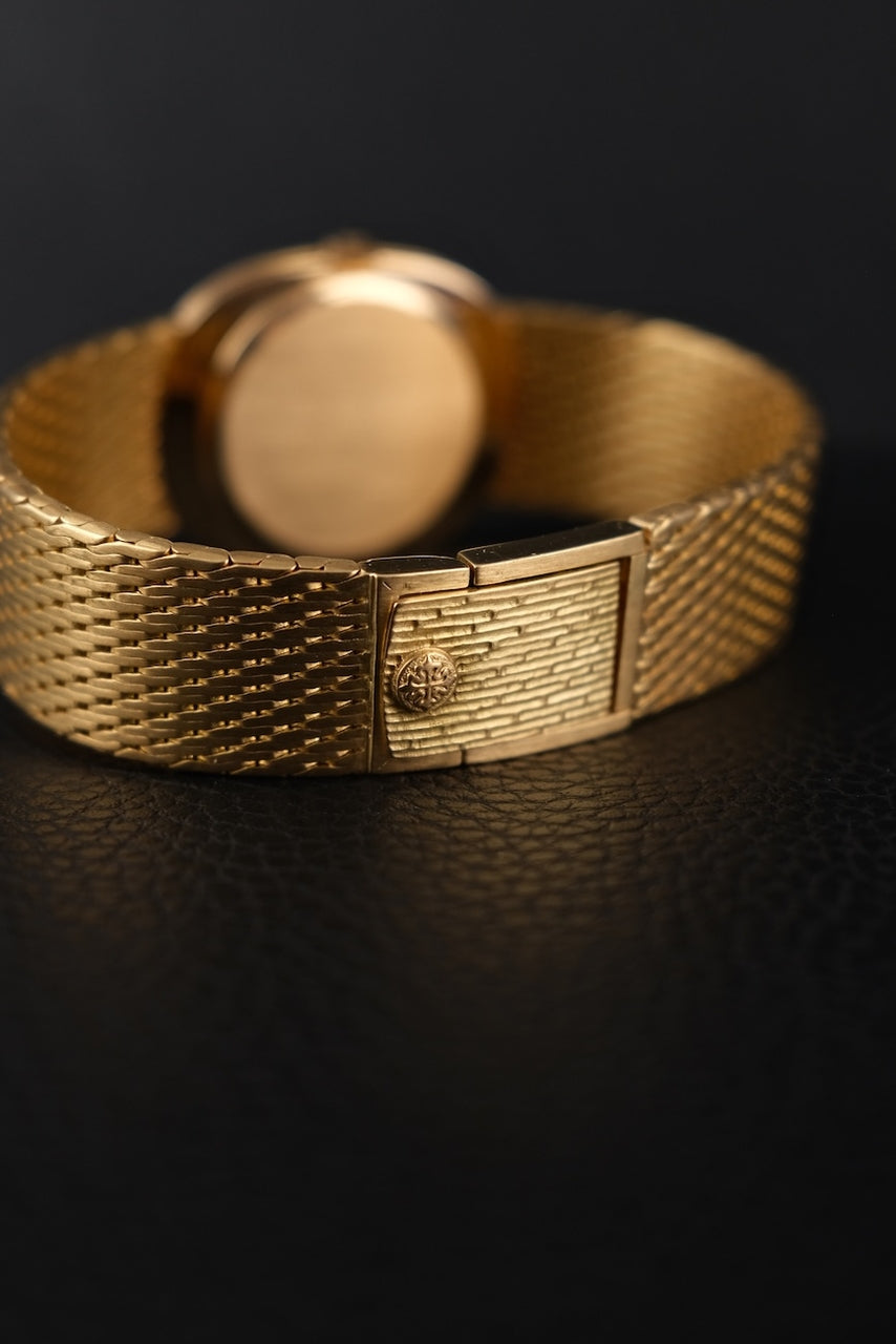 Patek Philippe Ellipse d'Or 3748/1 18k Gold, Uncut Gold Bracelet, Rare, 27 x 32mm