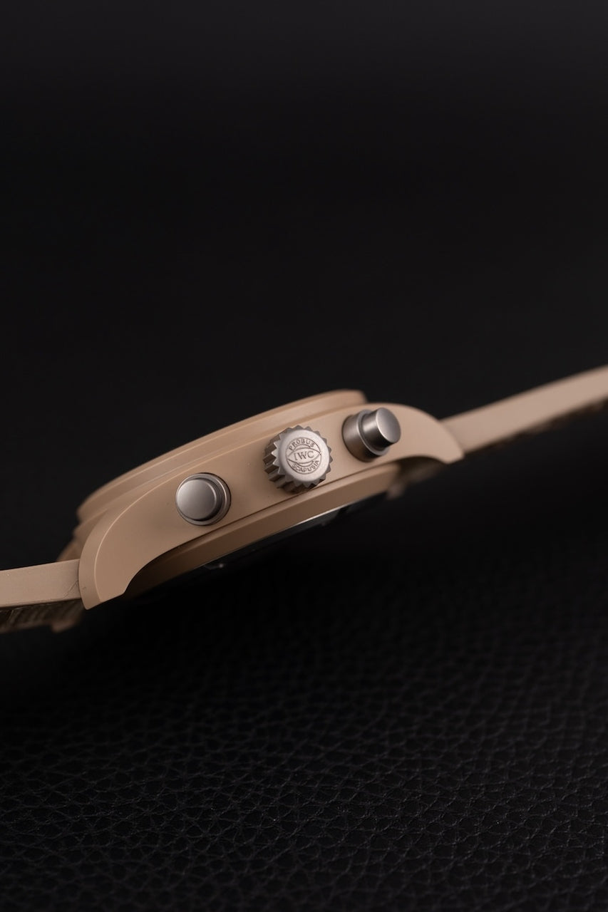 IWC Fliegeruhr Chronograph Top Gun IW389402 Box + og. Papiere "Mojave Desert", 2023, 41mm