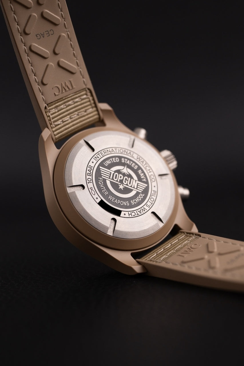 IWC Fliegeruhr Chronograph Top Gun IW389402 Box + og. Papiere "Mojave Desert", 2023, 41mm