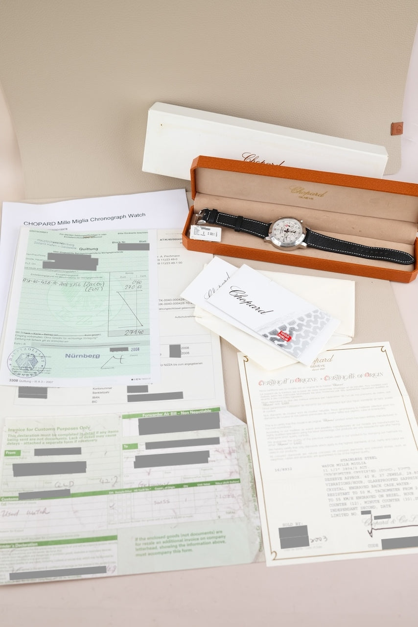 Chopard Mille Miglia 16/8932 - Papiere und oder Lieferumfang