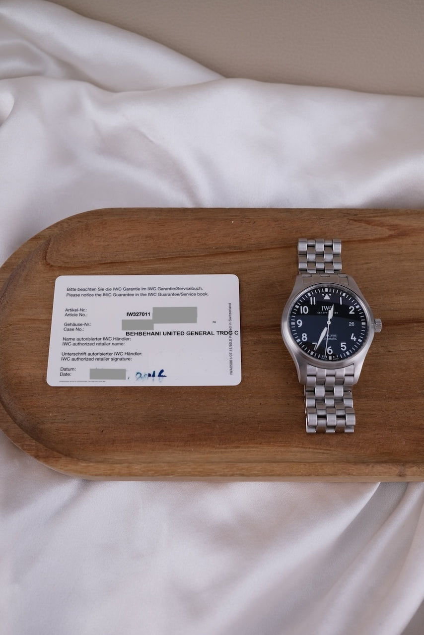 IWC Pilot Mark XVIII IW327011 - Papers and documentation