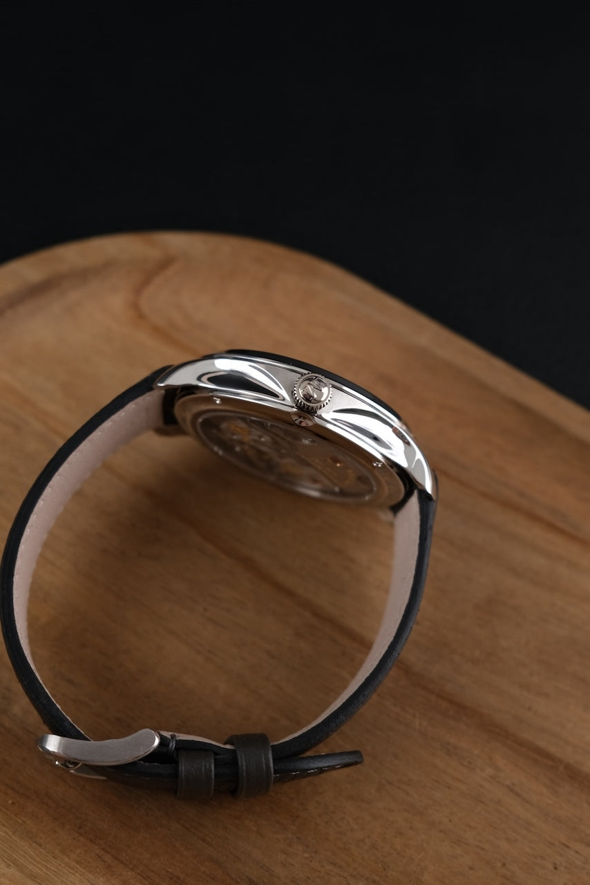 H.Moser & Cie Endeavour Monard Centre Seconds 343505015 Box + og. Papiere Platinum, 40mm, Grey Dial