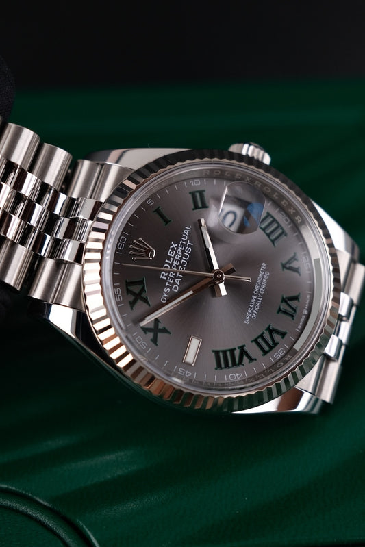 Rolex Datejust 36 126234 Box + og. Papiere Wimbledon, 2023, Jubilee