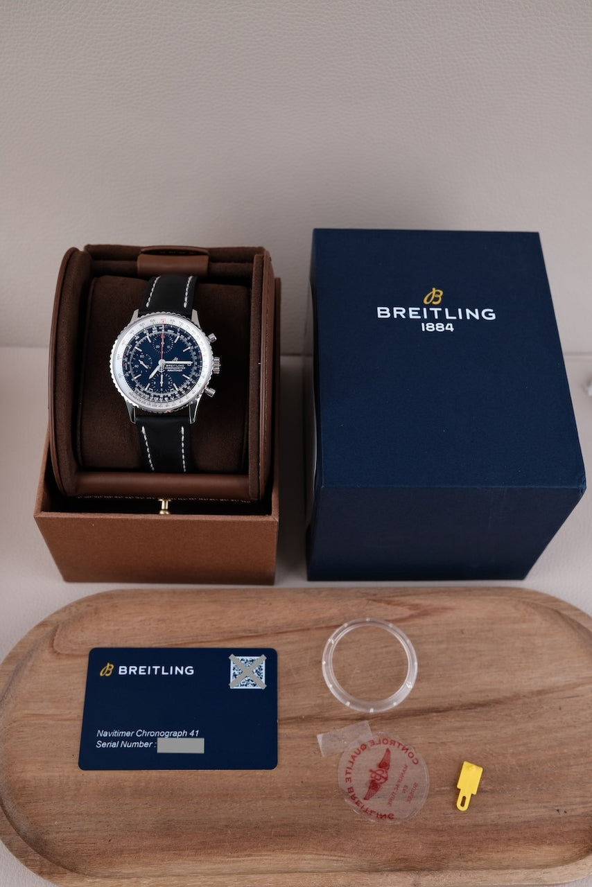 Breitling Navitimer Chronograph 41 A13324 - Papiere und oder Lieferumfang