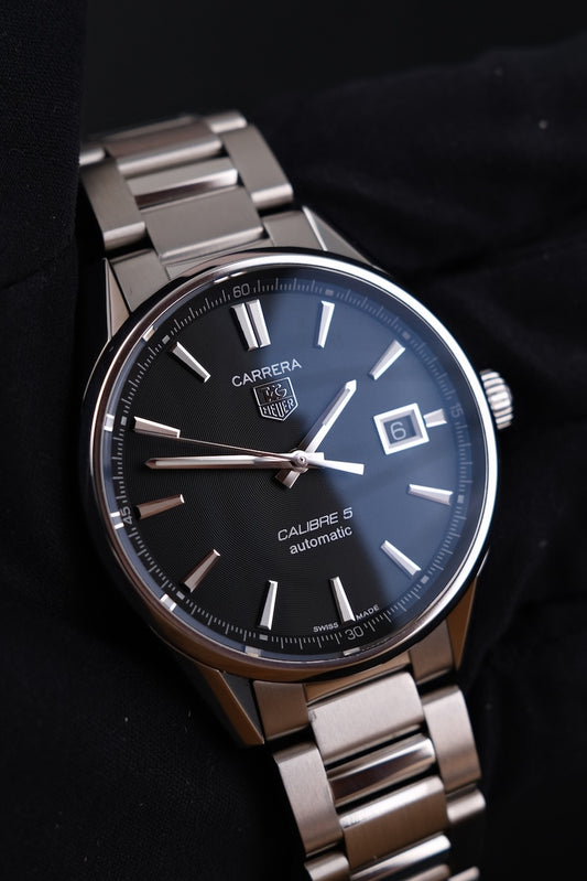 Tag Heuer Carrera Calibre 5 WAR211A.BA0782 - Detail view 1