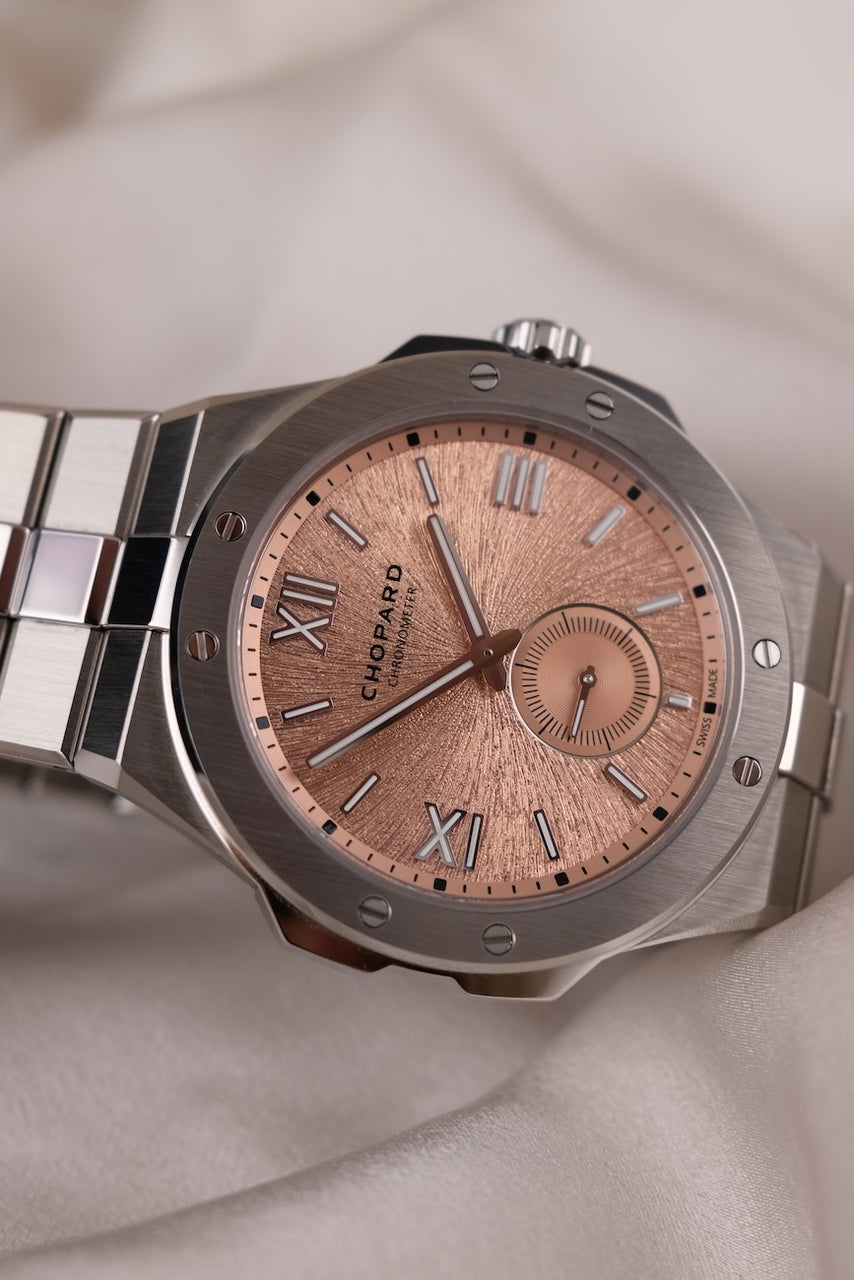 Chopard Alpine Eagle 298623-3001 Box + og. Papiere 41 XPS Monte Rosa Pink