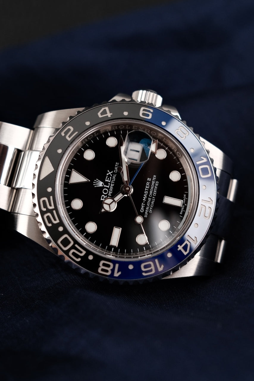 Rolex GMT-Master II 116710BLNR Box + og. Papiere Batman, LC100