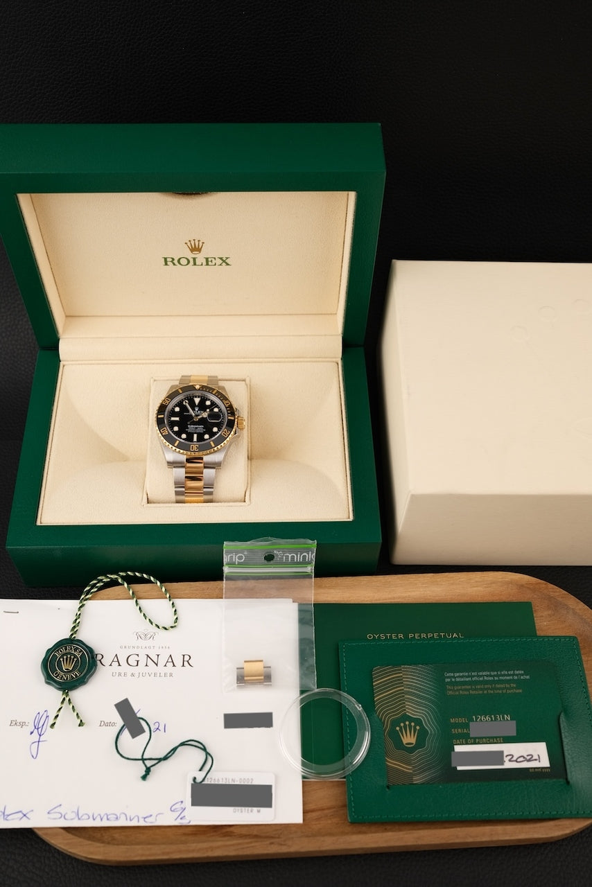 Rolex Submariner 126613LN Box + og. Papiere S&G, First Buyer's Invoice, LC EU